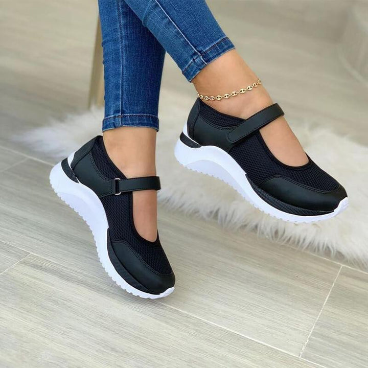 Karina | Sneakersy Damskie Ortopedyczne Na Rzep