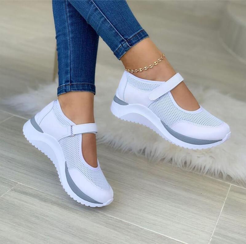 Karina | Sneakersy Damskie Ortopedyczne Na Rzep