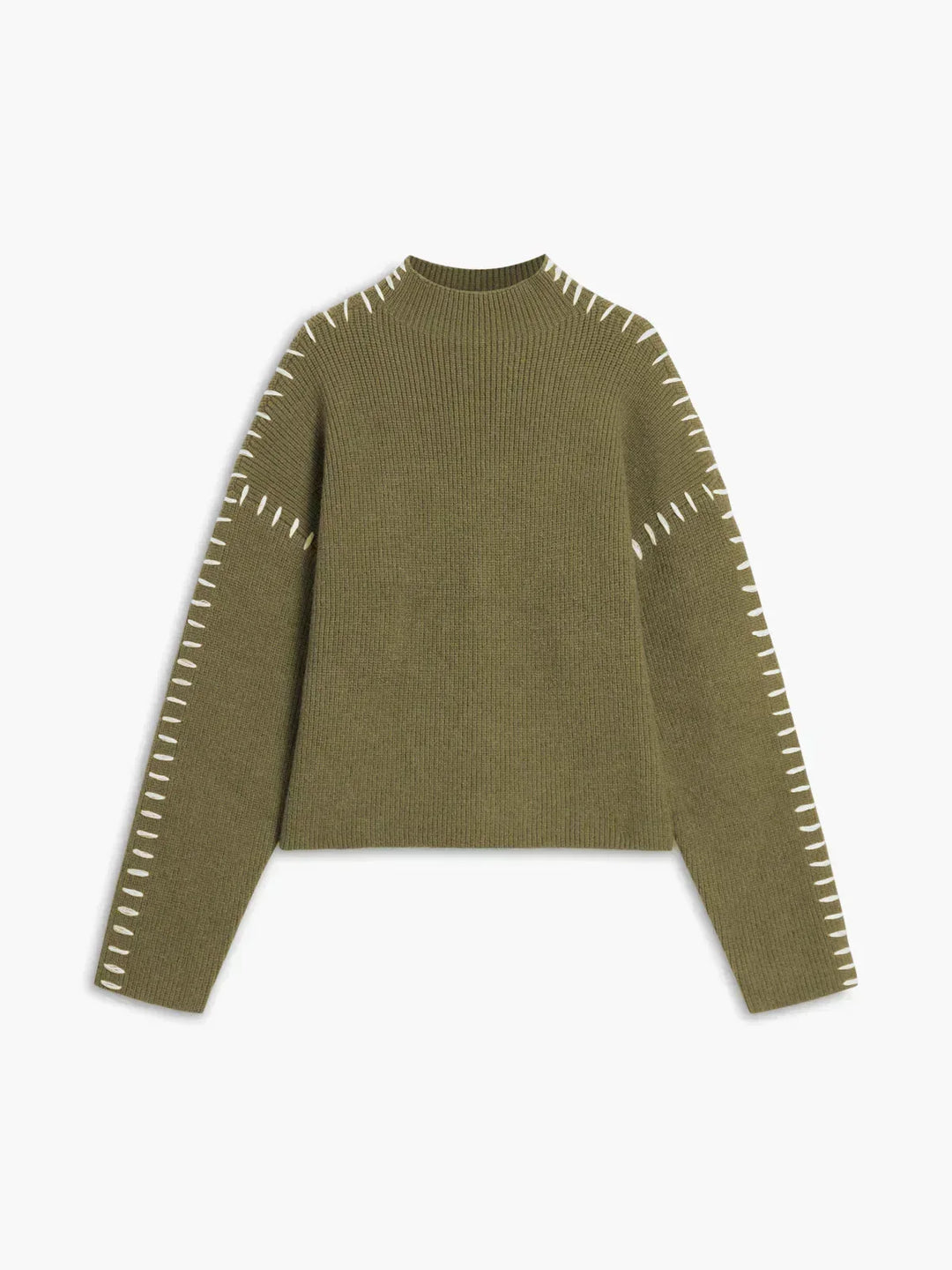 Damski Sweter Oversize Z Półgolfem
