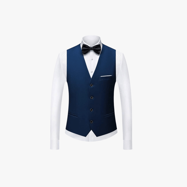 Piotr | Garnitur Męski Slim Fit Trzyczęściowy
