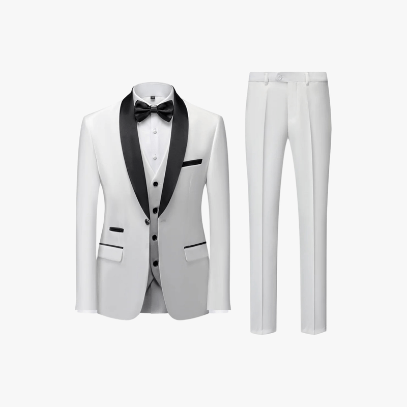 Piotr | Garnitur Męski Slim Fit Trzyczęściowy