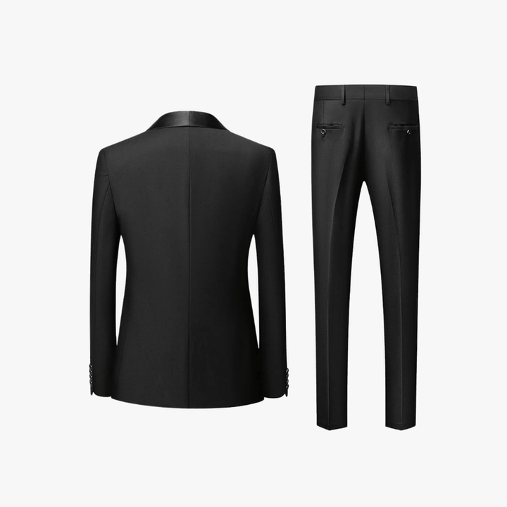 Piotr | Garnitur Męski Slim Fit Trzyczęściowy