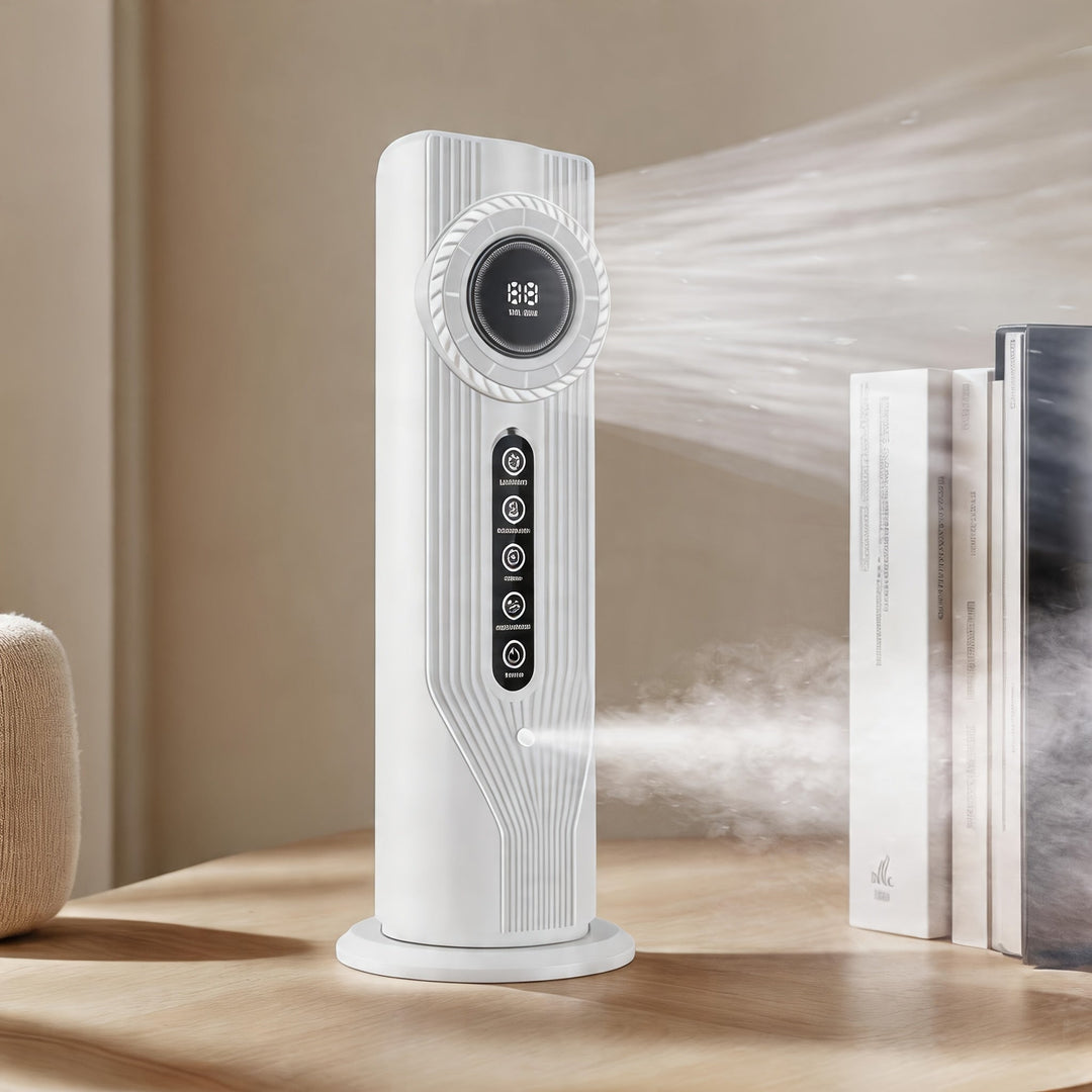 Przenośny Klimator Osobisty USB Z 6 Poziomami Nawiewu I Nawilżaniem