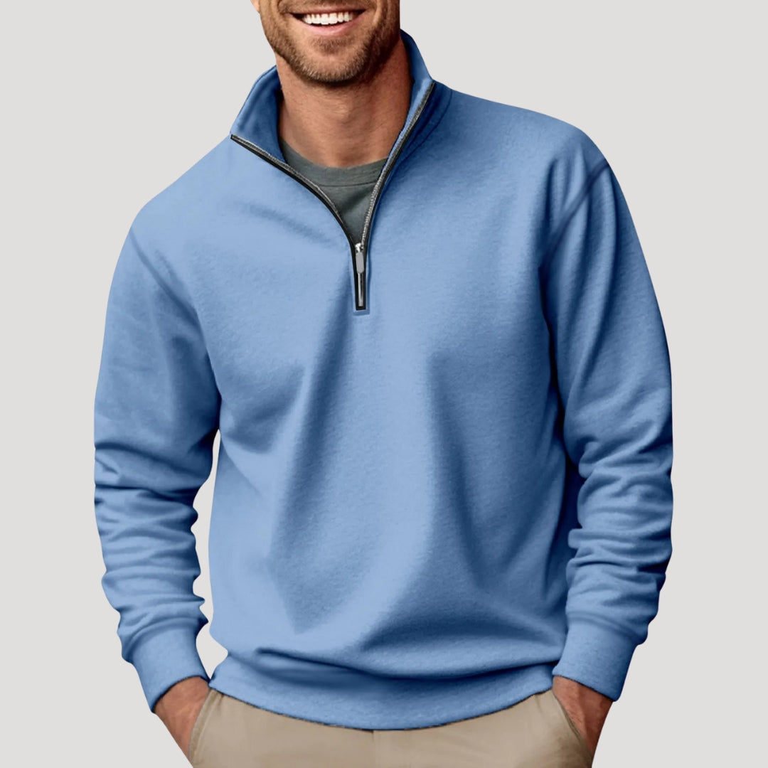 Klasyczny sweter męski do garderoby na chłodniejsze dni