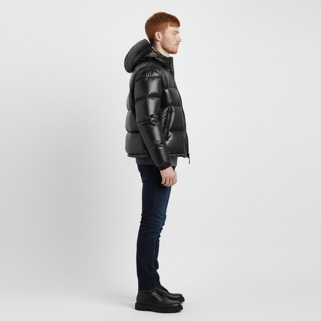 Kurtka Zimowa Męska Pikowana