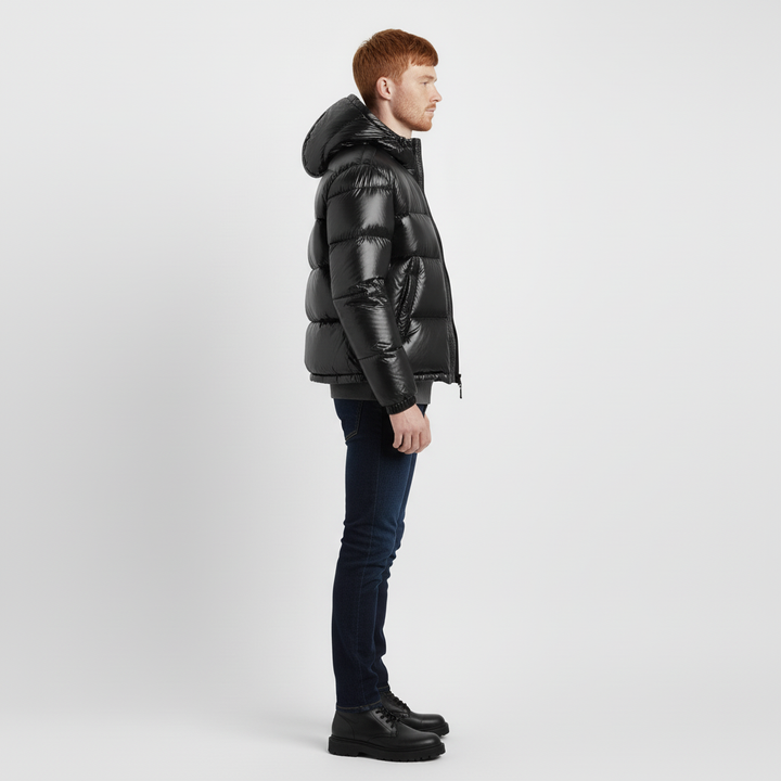 Kurtka Zimowa Męska Pikowana