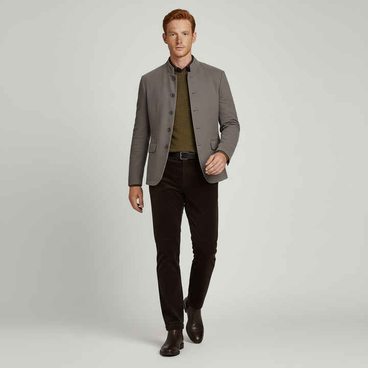 Blazer Męski z Nowoczesnym Krojem