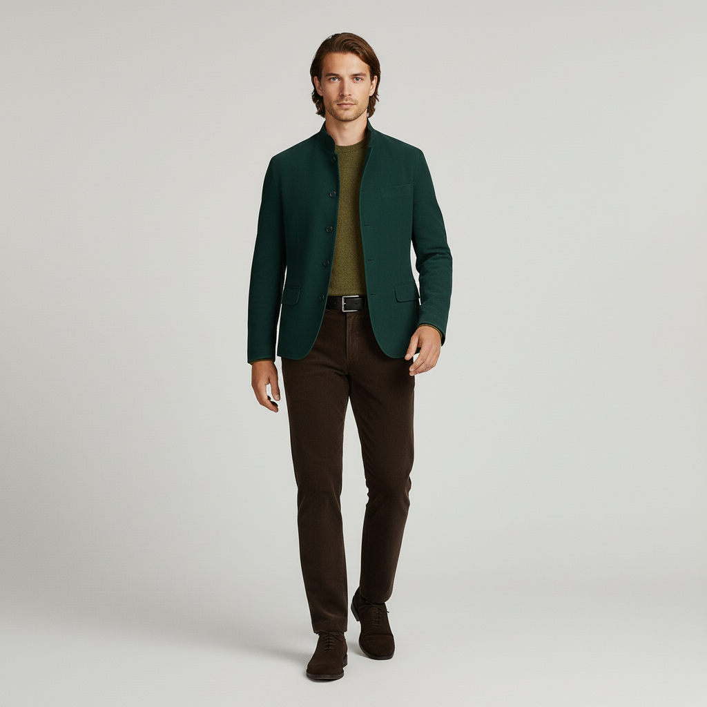 Blazer Męski z Nowoczesnym Krojem