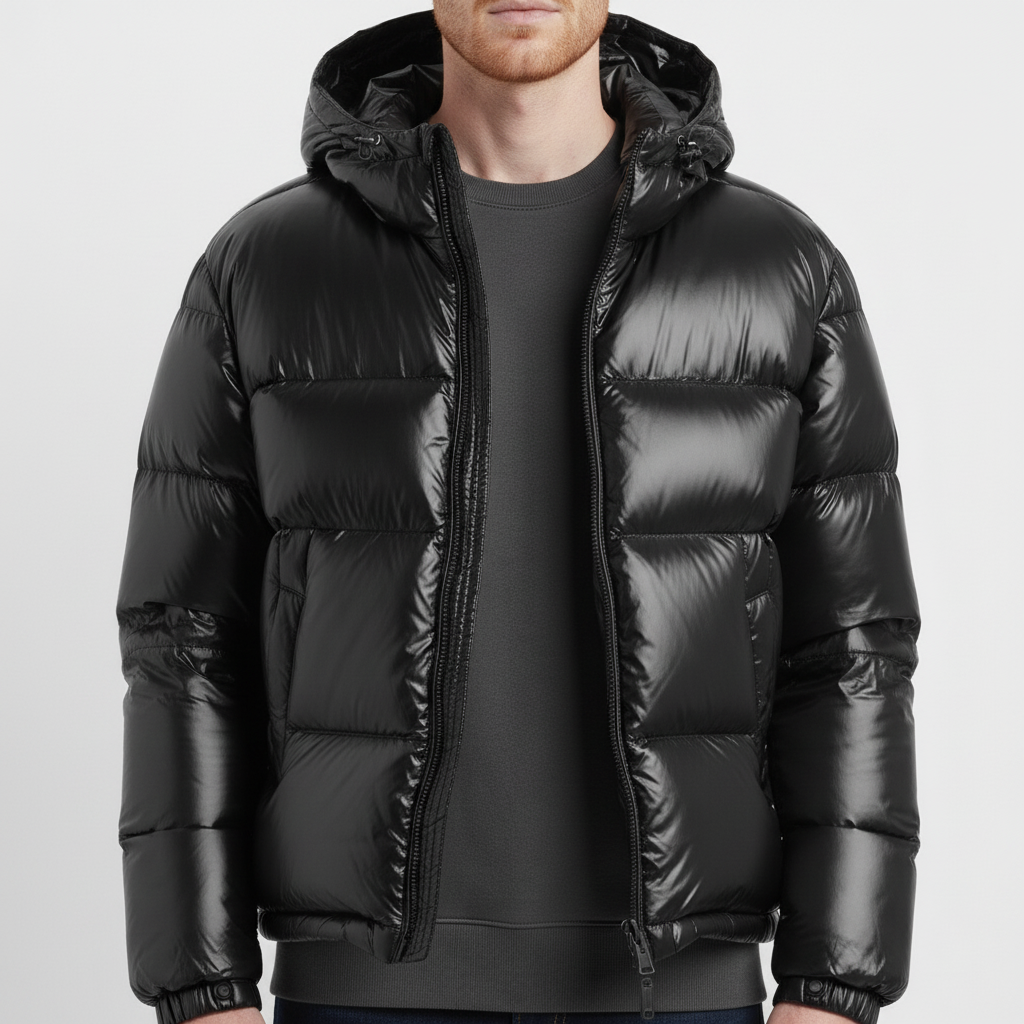 Kurtka Zimowa Męska Pikowana