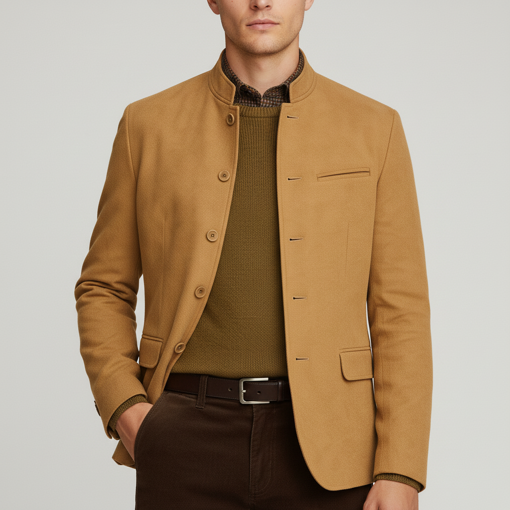 Blazer Męski z Nowoczesnym Krojem