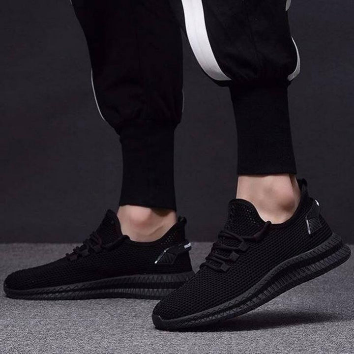 Sneakersy Męskie z Siateczkową Cholewką