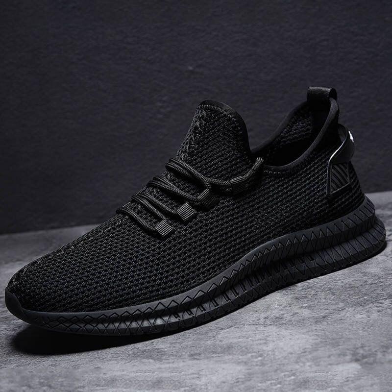 Sneakersy Męskie z Siateczkową Cholewką