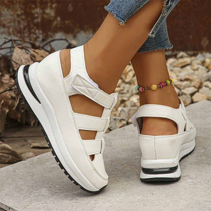 Sneakersy Damskie Sandały Zabudowane