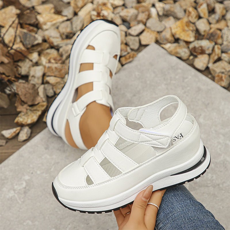 Sneakersy Damskie Sandały Zabudowane