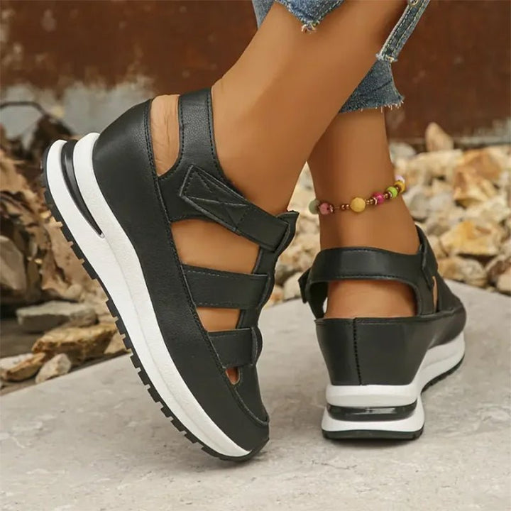 Sneakersy Damskie Sandały Zabudowane