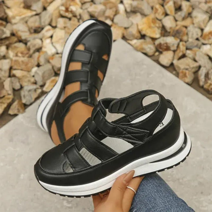 Sneakersy Damskie Sandały Zabudowane