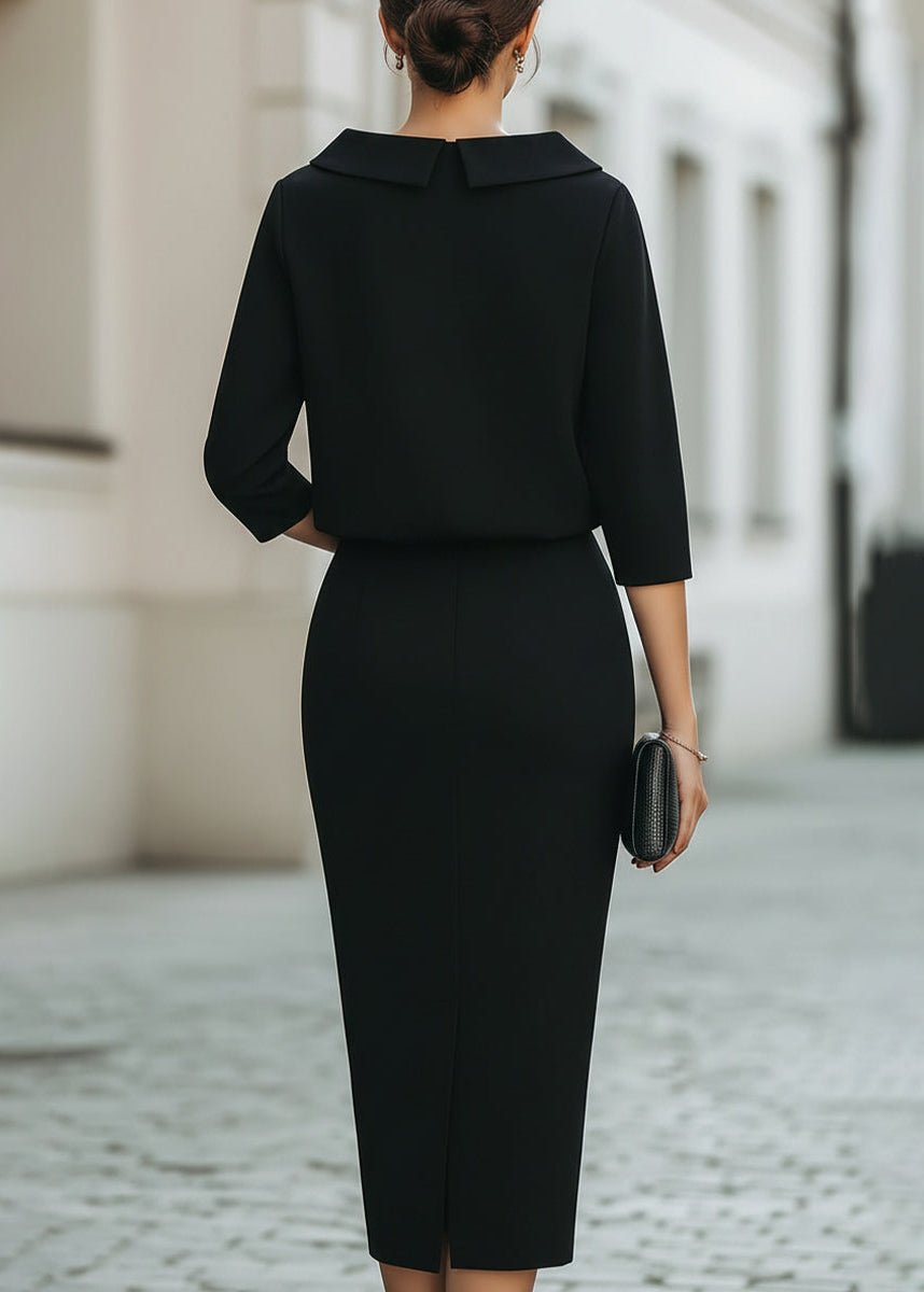 Geneviève | Elegancki Komplet Z Bluzką I Spódnicą Midi