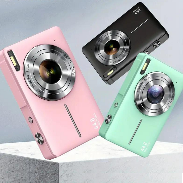 Kompaktowy Cyfrowy Aparat Retro Z Nagrywaniem 1080p I Kartą 32 GB